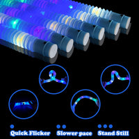 Kannove purple light up glow stick pop tubes, 12 pack - view 31