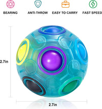 Vdealen Magic Rainbow Puzzle Ball - Blue - image 2