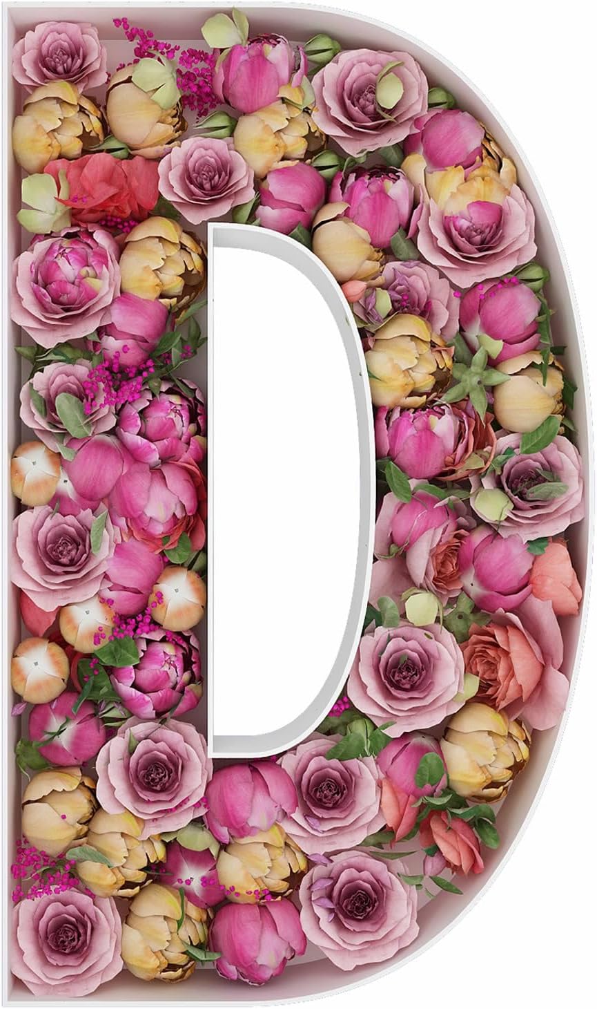 3FT DIY Mosaic Balloon Letter L Frame - 2FT / Letter D