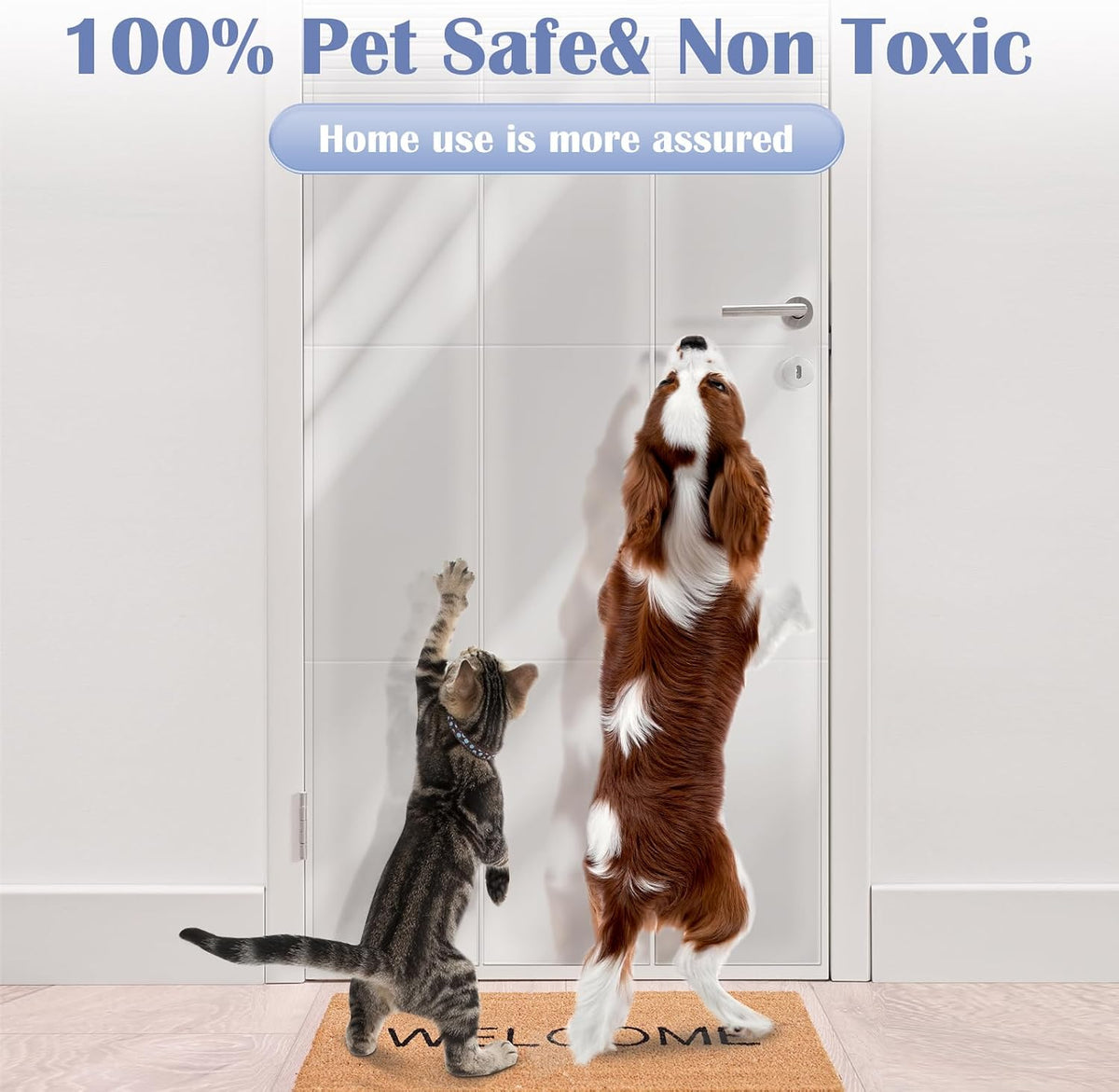 Door Scratch Protector from Dog Scratching - 200'' x 8.3'' 1PACK - image 2