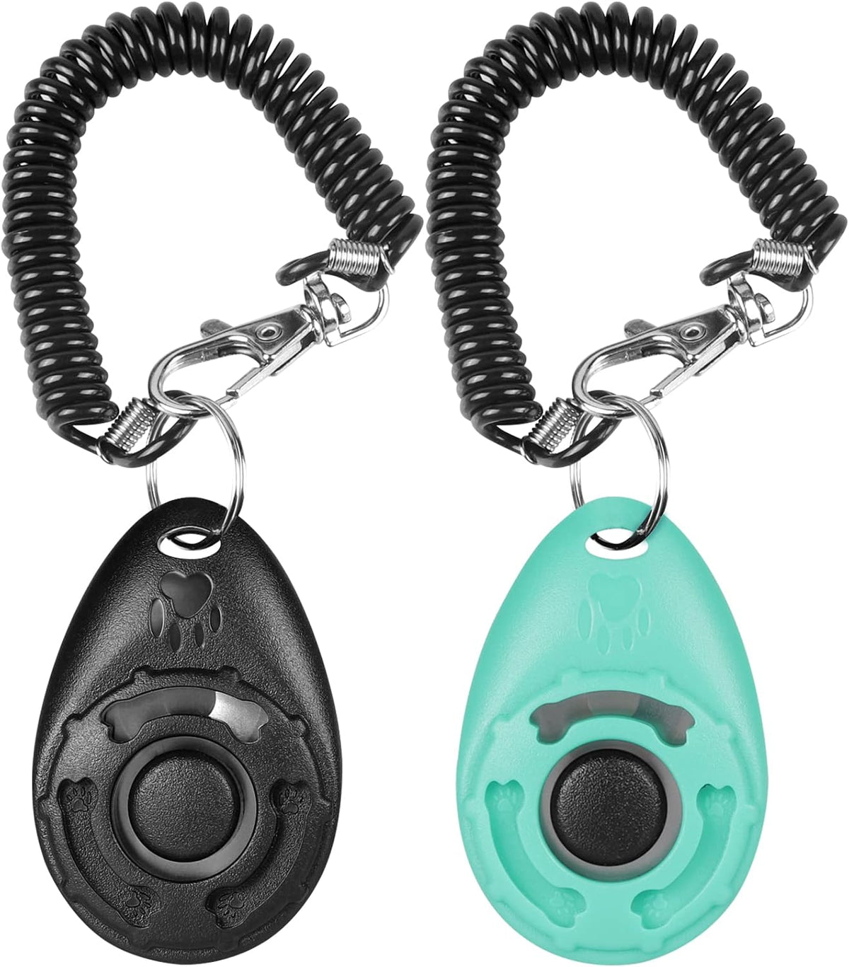 Diyife Dog Clicker for Training - Black and Water Lake Blue