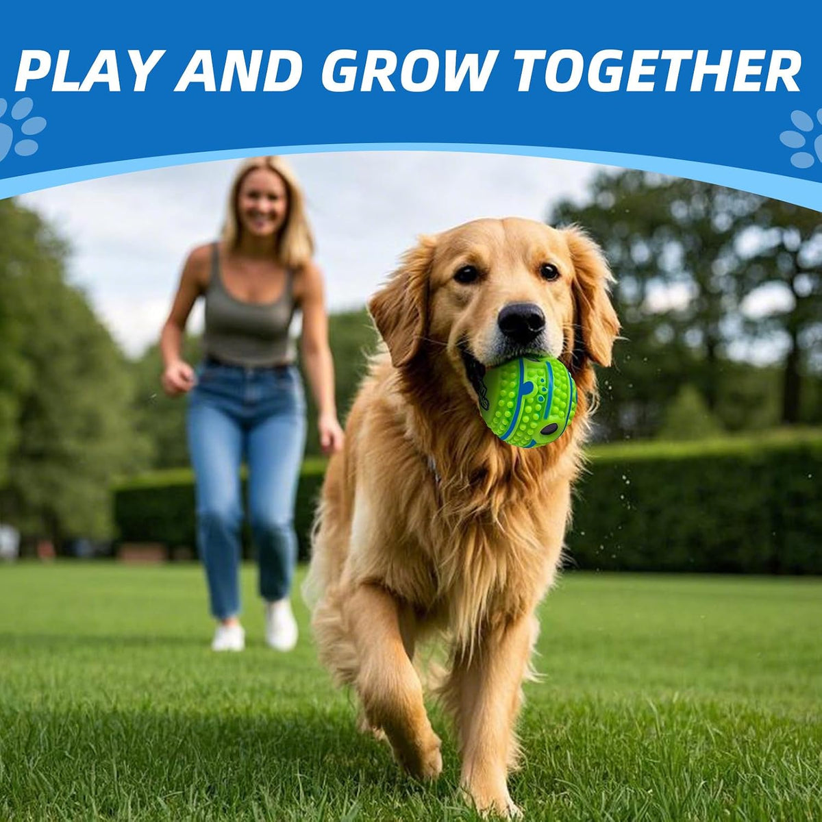 Dog Toys Ball, Interactive, M - Spiky, Straight / M 3.46 in (8.8 cm) - image 3