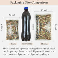 2 Pounds Pebbles for Plants, 3/8 Inch Succulent Rocks, Decorative Polished River Rocks for Plants Indoor, Vases, Cactus Planters, Bird Bath, Craft and Fairy Garden