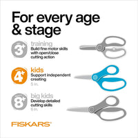 Fiskars 5" Blunt-Tip Scissors for Kids Ages 4-7 - image 3