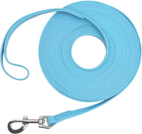 Waterproof Long Leash Durable Dog Recall Training Lead Great - Sky Blue / 10ft