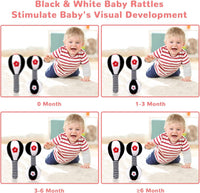 XIXILAND Baby Rattles 0-6 Months Newborn Toys Infant Toys 0-3 Months - multicolored - image 4