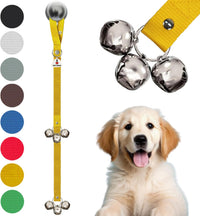 Caldwell's Pet Supply Co. Dog Potty Bells, Dog Door Bell - One Potty Bell / Yellow