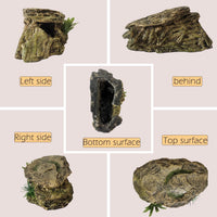 IBWell Leopard Gecko Hide Small Reptile Hides Resin Mini Reptile - image 3