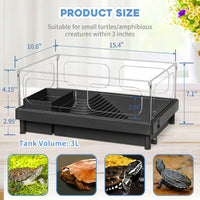 MoonOrange Small Turtle Tank Kit - Black +Filter - image 4