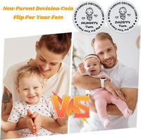 DESKINATOR new parent decision coin with poem card, leather pouch and gift box - view 7