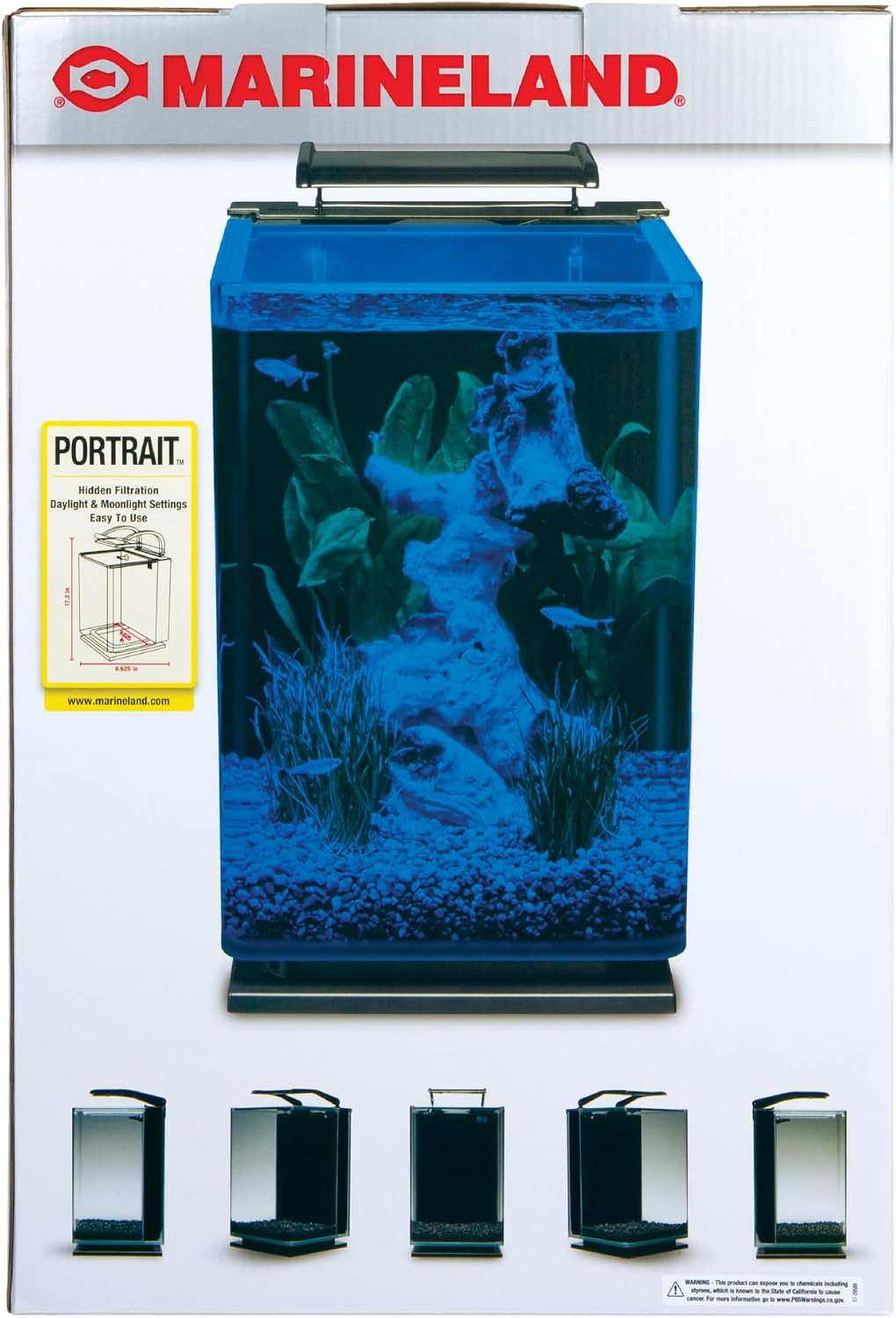 Marineland Portrait 5 Gallon Fish Tank Kit – Essentials for Fish - image 4
