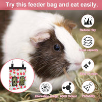 DZWLKJ 2 Pack Hay Feeders, Guinea Pig Rabbit Hay Feeder - Strawberry / S -10"x 8"x 0.4" - image 2
