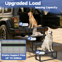 Dog Steps for Car, SUV with Upgraded Non-Slip Surface - 4 Steps - image 4