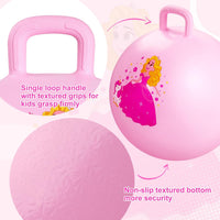 ZOOJOY Hopper Ball, Hopping Toys for Kids - Age:3-8(18''/45cm) / Pink Princess - image 3