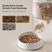 IMIPAW PET Automatic Cat Feeder: 3L Auto Food Dispenser with Timed - White - image 4
