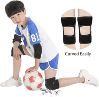 ONTYZZ Kids Soft Knee Pads and Thickened SBR Elbow Pads Adjustable - Black / Elbow/S+knee/S - image 4