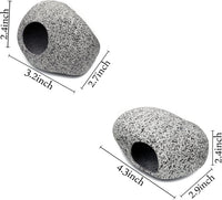 Aquarium Decorations Rock, Stackable Fish Tank Decor Cave - J001+J002 - image 2