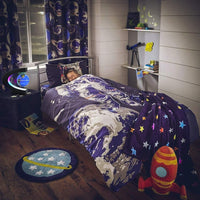 Magnetic Levitating Globe with LED Light - Blue - image 3