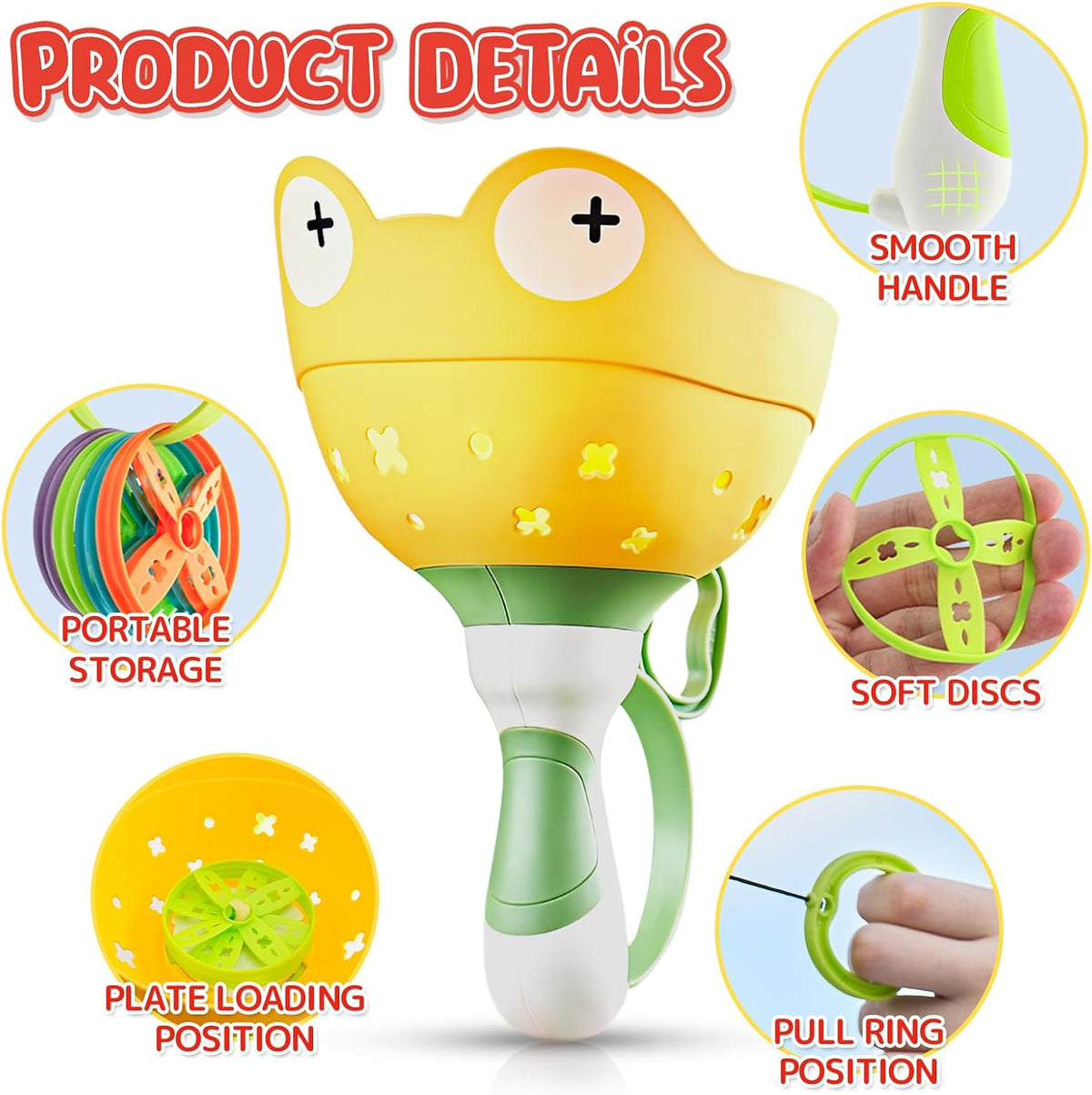 Outside Toys for Kids Ages 4-8 - Red+Yellow - image 4