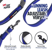Tuff Pupper Hands Free Adjustable Length Dog Leash - Blazing Blue / Adjustable - image 2