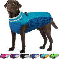 Dog Winter Jacket Cozy Reflective Waterproof Windproof Warm Pet - XX-Large / Dark Green