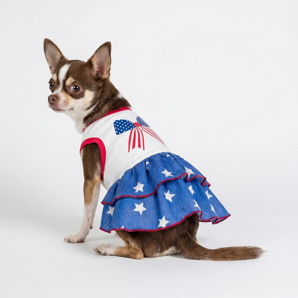 Fitwarm Halloween Pumpkin Dog Dress - X-Small / Bowknot - image 3