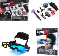 SpyX Micro Gear Set spy belt with four tools and Night Mission Goggles with LED beams