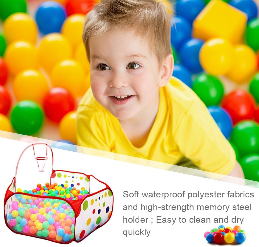 Kuuqa Ball Pit Play Tent with Basketball Hoop for Kids Toddlers - image 2
