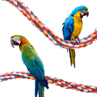 Bird Rope Perches,Parrot Toys 33 inches Rope Bungee Bird Toy[1 Pack] – Essentials for Birds - 36 inches - image 4