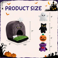 Hollypet Squeaky Hide and Seek Dog Toys for Small and Medium Dogs - Grave - image 3