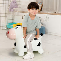 INPANY Bouncy Bull, Cow Hopper for Cowboys, Kid Gifts Toy - Black and White - image 4