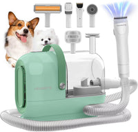 HEAPETS Dog Grooming Vacuum Kit - Green