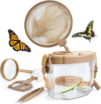 Montessori Mama kids bug catching kit with bug habitat, net and magnifying glass