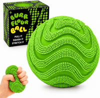Fuzz Ball Squishy Stress Ball - Green Ball
