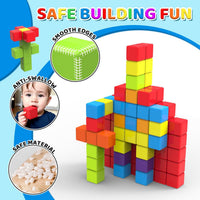 Magnetic Building Blocks Large - Multicolor - 24 Pieces - image 2