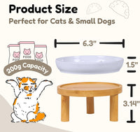 Slow Feeder Bowl for Cats and Small Dogs - White / 6.3''W x 5''H - image 3
