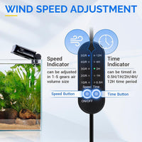 hygger Aquarium Chillers Fan - 1-Fan Head - image 2