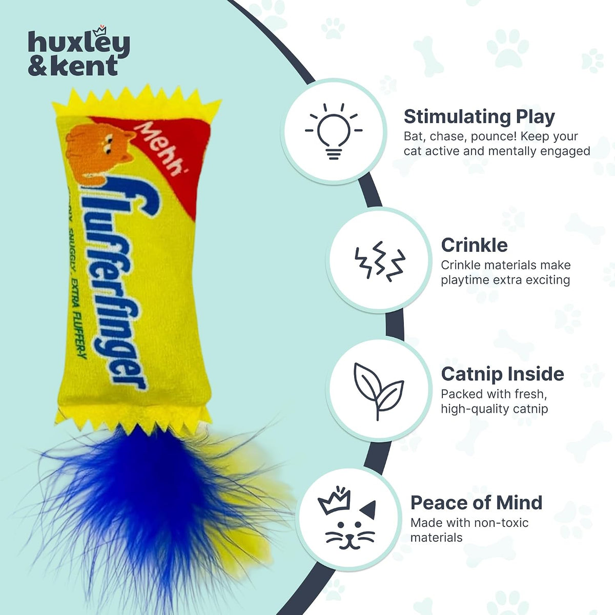 Huxley & Kent Plush Cat Toy - Flufferfinger - image 4