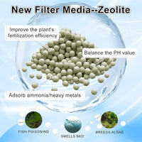 driamor 16 Pack Large Filter Cartridges Compatible with Whisper Filters 20i/40i IQ20/30/45/60 PF20/30/40/60, Aquarium Filter Cartridge Replacement Assembled Compatible with ReptoFilter