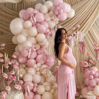 Pink Balloon Arch Kit, 145Pcs Baby Shower Birthday Decor – Fun for Kids & Family - Dusty Pink - image 2
