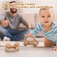 TOY Life Wooden Toys Cars, Montessori Baby Toys 6-12 Months - Car Set - image 4