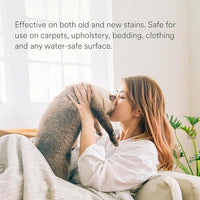 pawTree Urine Eliminator™ - Stain & Odor Remover for Cats and Dog. Enzymatic technology permanently removes old and new stains, neutralizes odors, and prevents repeat marking. Ideal for carpets.