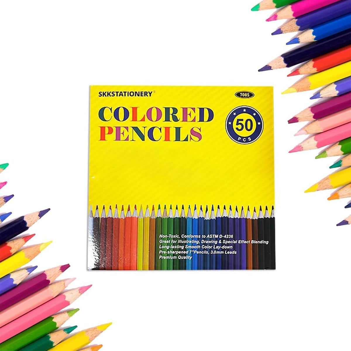 SKKSTATIONERY Colored Pencils, 12 Colors - 1