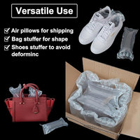 Air Pillows for Shipping with pump 400 Count Inflatable Packaging Air Bags, Alternative to Packing Peanuts, Packing Box filler Purse Stuffers for Shape 3.54" x 7.87"
