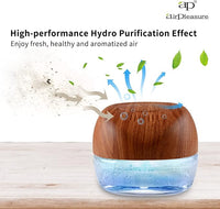 Water-Based Purifier Air Washer, Air Revitalizer & Freshener, Air Fresher with 7 LED Color Changing Light for Rooms (DarkYellow)