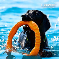 LaRoo Dog Flying Ring Toys, Floating Flying Disc Toys - Green-L - image 3