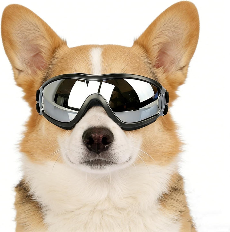 Large Dog Sunglasses Eye Protection - Classic Black / Medium