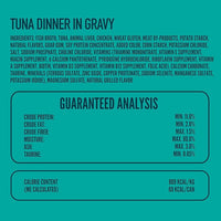 A Strong Heart Canned Wet Cat Food, Tuna Dinner in Gravy - 3 oz Cans (Pack of 24), Made in The USA with Real Tuna