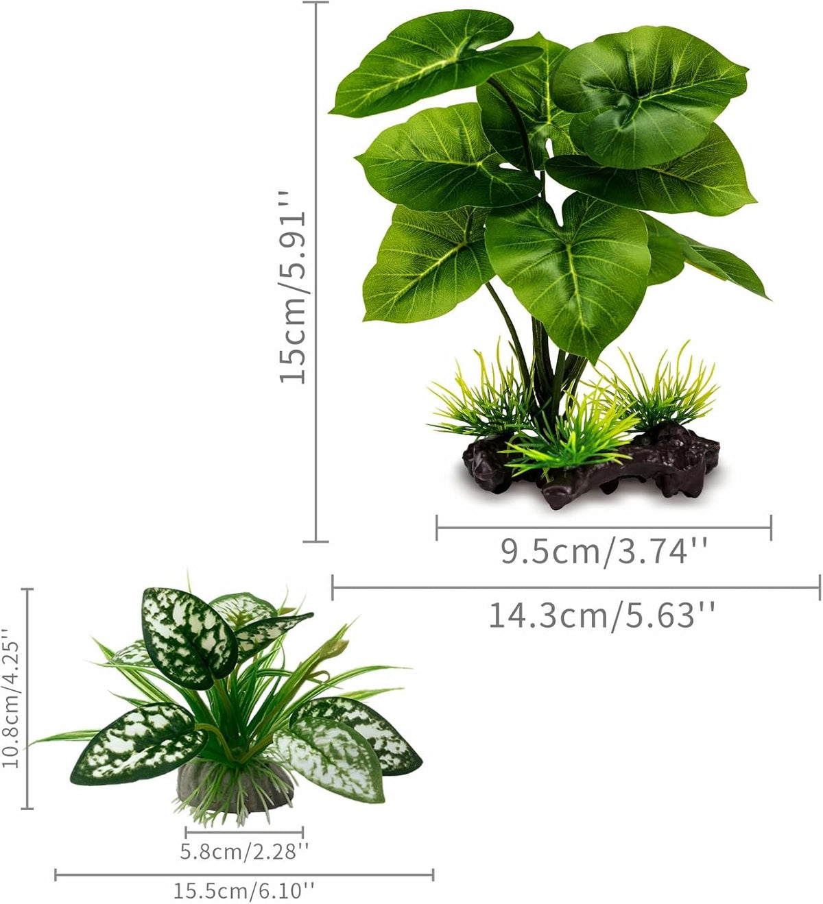 Moonorange Reptile Artificial Plants - Ms Set-d - image 2
