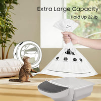 90 Pack Cat Litter Box Robot Model 5/4/3 Waste Bags - White / 1 Count (Pack of 90) - image 4